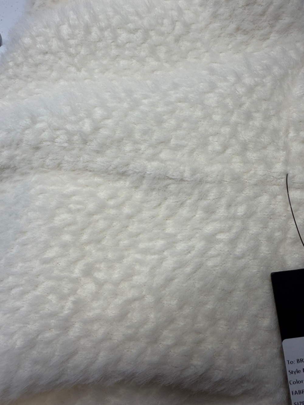 Donna Karan Women’s Small Ivory Long Coat Textured Maxi Coat Elegant Wool Blend - Picture 8 of 8
